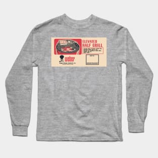 Vintage Weber Elevated half Grill Long Sleeve T-Shirt